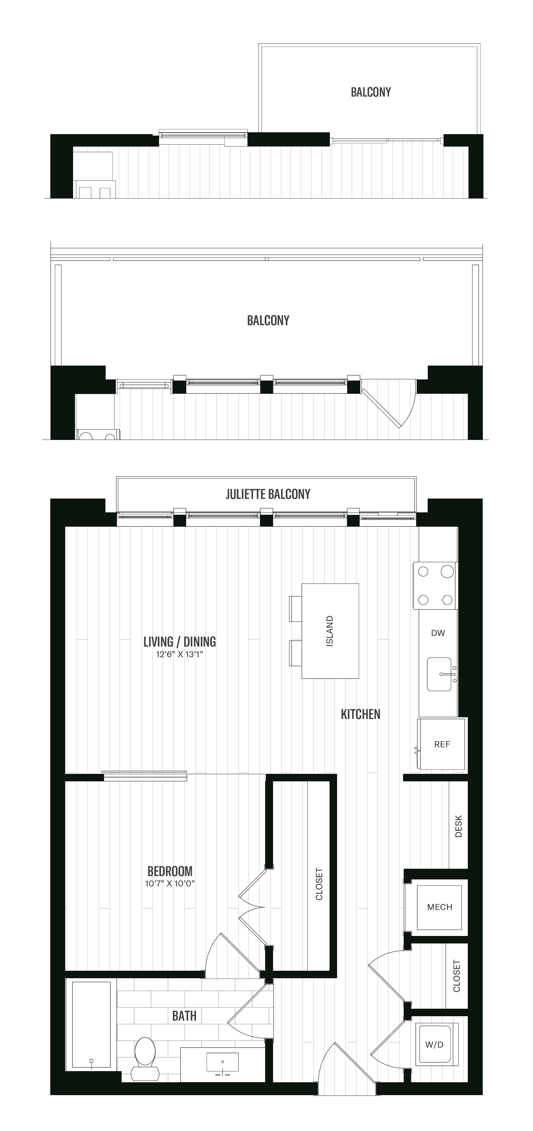 Floorplan image of unit 512